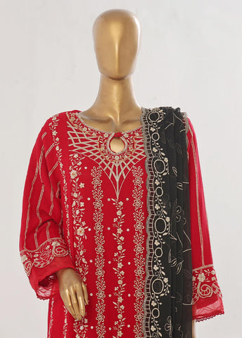Bin Saeed Fabric - RTSC-006 S- 3 Piece Chiffon Stitched Suit
