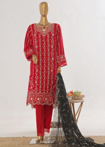 Bin Saeed Fabric - RTSC-006 S- 3 Piece Chiffon Stitched Suit