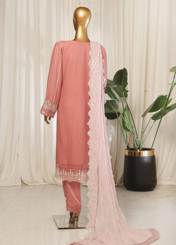 Bin Saeed Fabric - RTSC-007- 3 Piece Chiffon Stitched Suit