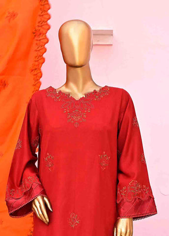 Bin Saeed Fabric - SFB-007-3 Piece Linen Embroidered collection