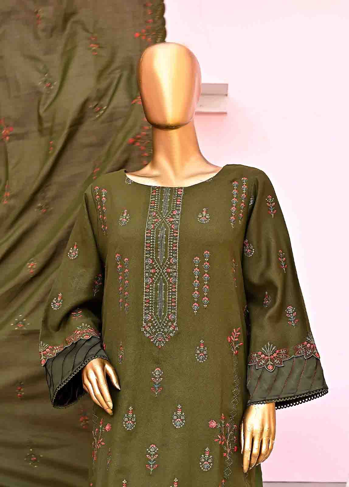 SFB-011-3 Piece Linen Embroidered collection