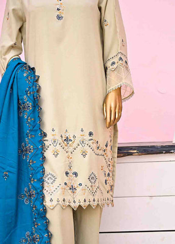 SFB-019-3 Piece Linen Embroidered collection