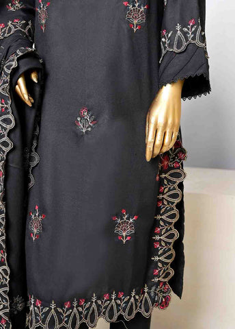 Bin Saeed Fabric - SFB-024-3 Piece Linen Embroidered collection