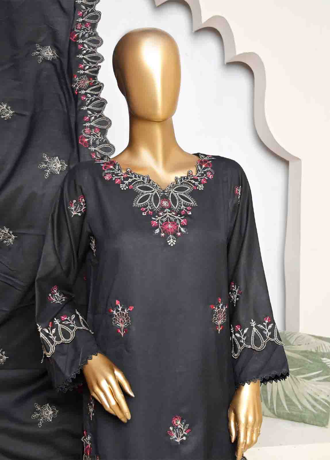 SFB-024-3 Piece Linen Embroidered collection