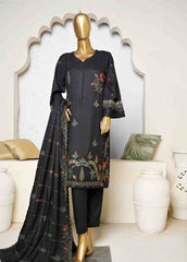 SMB-077-3 Piece Linen Embroidered collection
