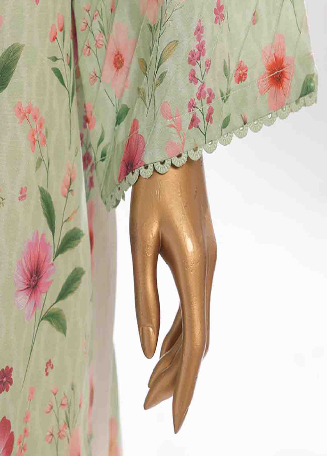 Bin Saeed Fabric - SM-0101- 3 Piece Printed Stitched Suit