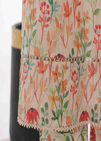 Bin Saeed Fabric - SM-0107- 3 Piece Printed Stitched Suit