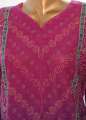 SM-0121- 3 Piece Printed Stitched Suit