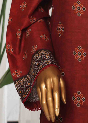 Bin Saeed Fabric - SM-0127- 3 Piece Printed Stitched Suit