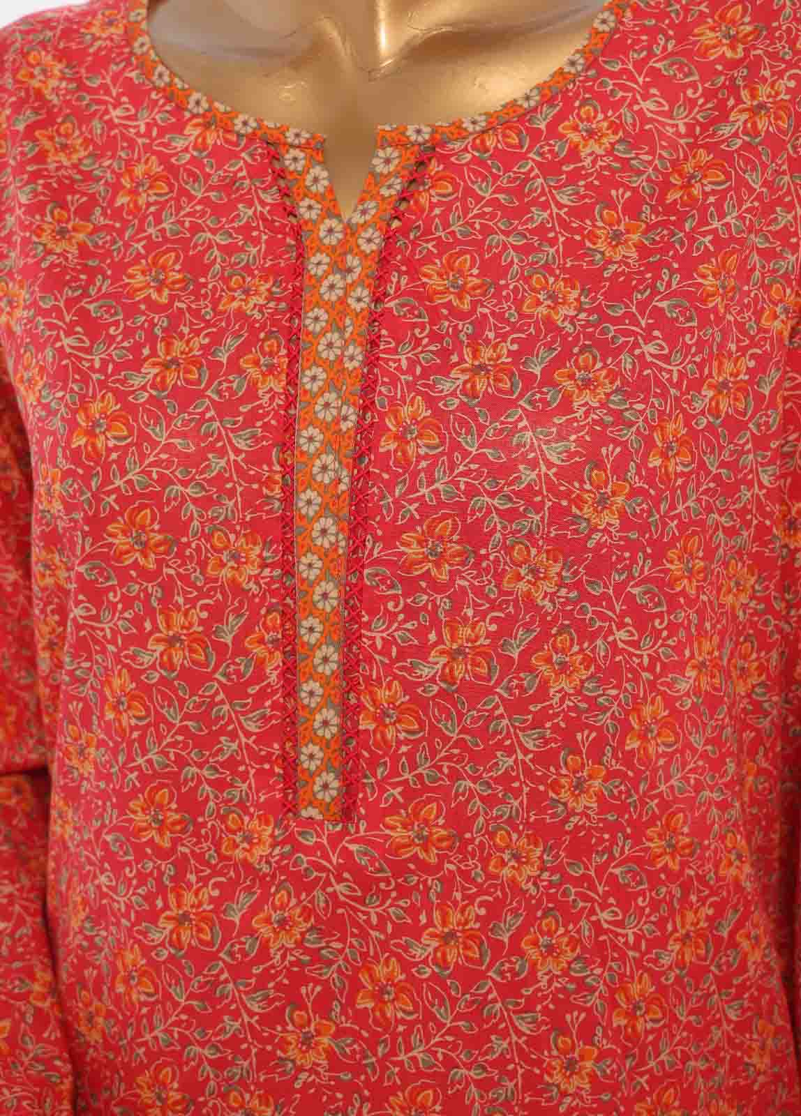 Bin Saeed Fabric - SM-0135- 3 Piece Printed Stitched Suit