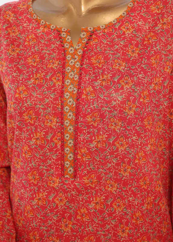 Bin Saeed Fabric - SM-0135- 3 Piece Printed Stitched Suit