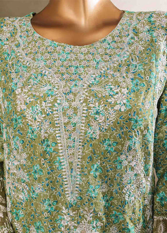 Bin Saeed Fabric - SM-0136-EMB- 3 Piece Embroidered Stitched Suit