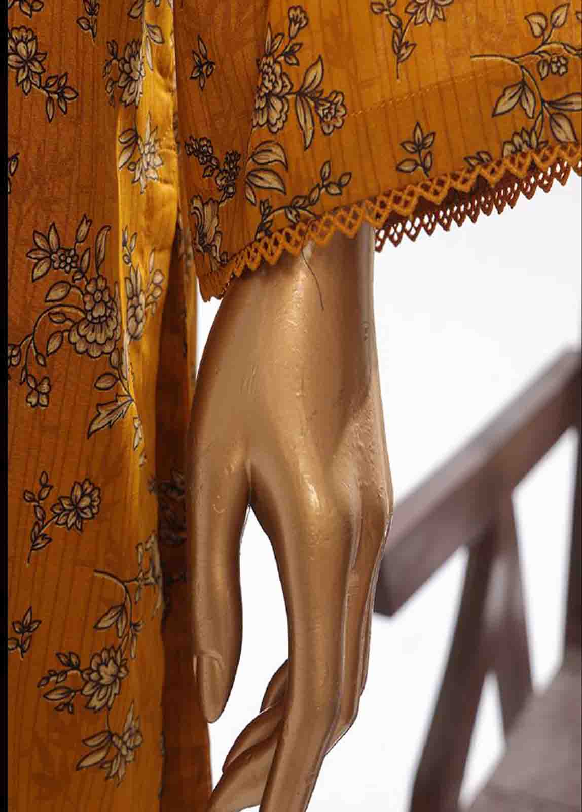 Bin Saeed Fabric - SM-0139- 3 Piece Printed Stitched Suit