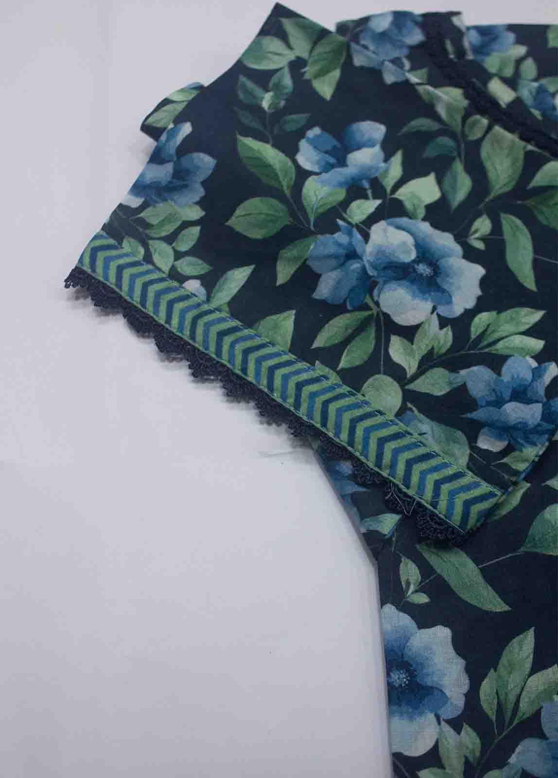NSM-0168- 2 Piece Printed Cotton Stitched Co Ords
