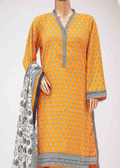 SM-0026-PR-A- 3 Piece Printed Stitched Suit