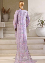 SM-027-A-DEMB-3 Piece Luxury Self Embroidered Stitched Suit