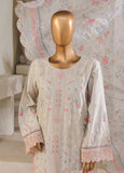SM-029-DEMB-3 Piece Luxury Self Embroidered Stitched Suit