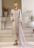 SM-029-DEMB-3 Piece Luxury Self Embroidered Stitched Suit