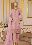 SM-032 DEMB R-52- 3 Piece Self Embroidered Stitched Suit
