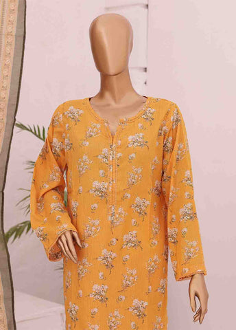 Bin Saeed Fabric - SM-0350 A-PR- 3 Piece Printed Stitched Suit