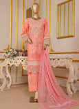 SM-037-B DEMB R-52- 3 Piece Self Embroidered Stitched Suit