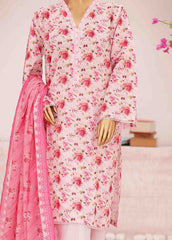 SM-0399-PR- 3 Piece Printed Stitched Suit