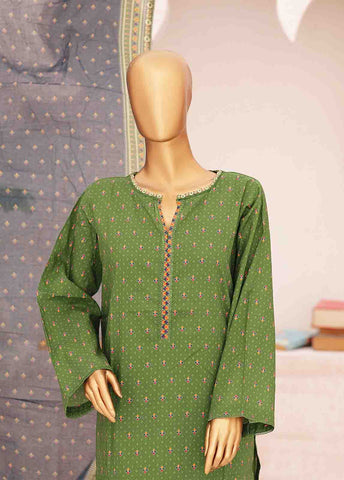 Bin Saeed Fabric - SM-0407-PR- 3 Piece Printed Stitched Suit