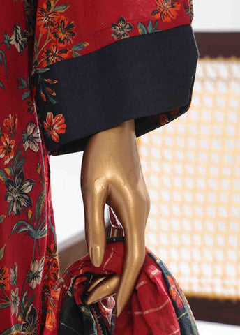 Bin Saeed Fabric - SM-042- 3 Piece Printed Stitched Suit