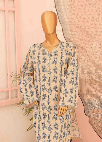 Bin Saeed Fabric - SM-0423-PR-B- 3 Piece Printed Stitched Suit