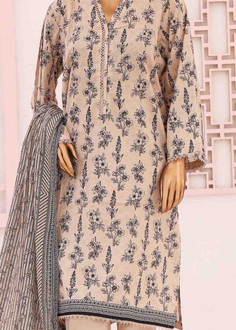 Bin Saeed Fabric - SM-0423 A-PR- 3 Piece Printed Stitched Suit