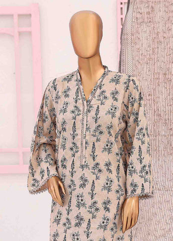 Bin Saeed Fabric - SM-0423 A-PR- 3 Piece Printed Stitched Suit