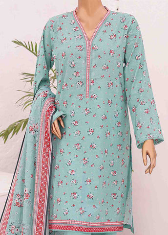Bin Saeed Fabric - SM-0427 A-PR- 3 Piece Printed Stitched Suit