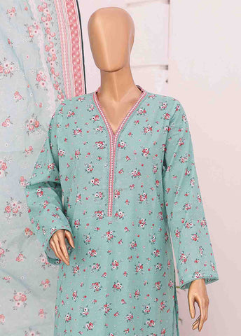 Bin Saeed Fabric - SM-0427 A-PR- 3 Piece Printed Stitched Suit