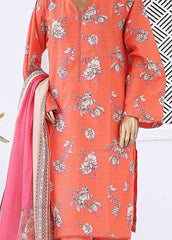 SM-0428 A-PR- 3 Piece Printed Stitched Suit