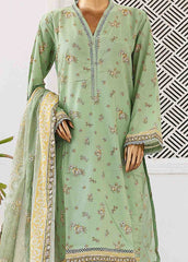 SM-0431 B-PR- 3 Piece Printed Stitched Suit