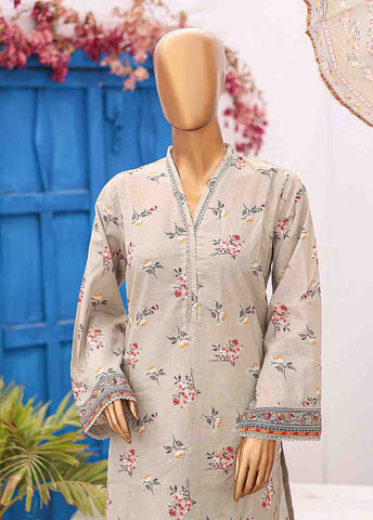 Bin Saeed Fabric - SM-0435 B-PR- 3 Piece Printed Stitched Suit