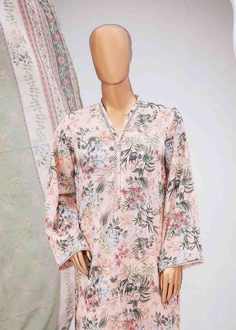 Bin Saeed Fabric - SM-0438-PR-8- 3 Piece Printed Stitched Suit