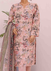 SM-0438 A-PR- 3 Piece Printed Stitched Suit