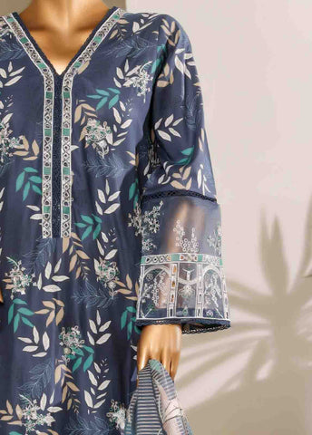 Bin Saeed Fabric - SM-044-EMB- 3 Piece Embroidered Stitched Suit