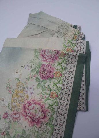 Bin Saeed Fabric - SM-045-PR- 3 Piece Printed Stitched Suit