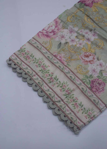 Bin Saeed Fabric - SM-045-PR- 3 Piece Printed Stitched Suit