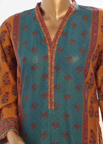 Bin Saeed Fabric - SM-045- 3 Piece Printed Stitched Suit