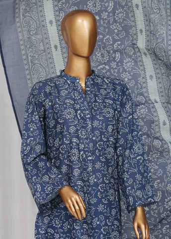 Bin Saeed Fabric - SM-052- 3 Piece Printed Stitched Suit