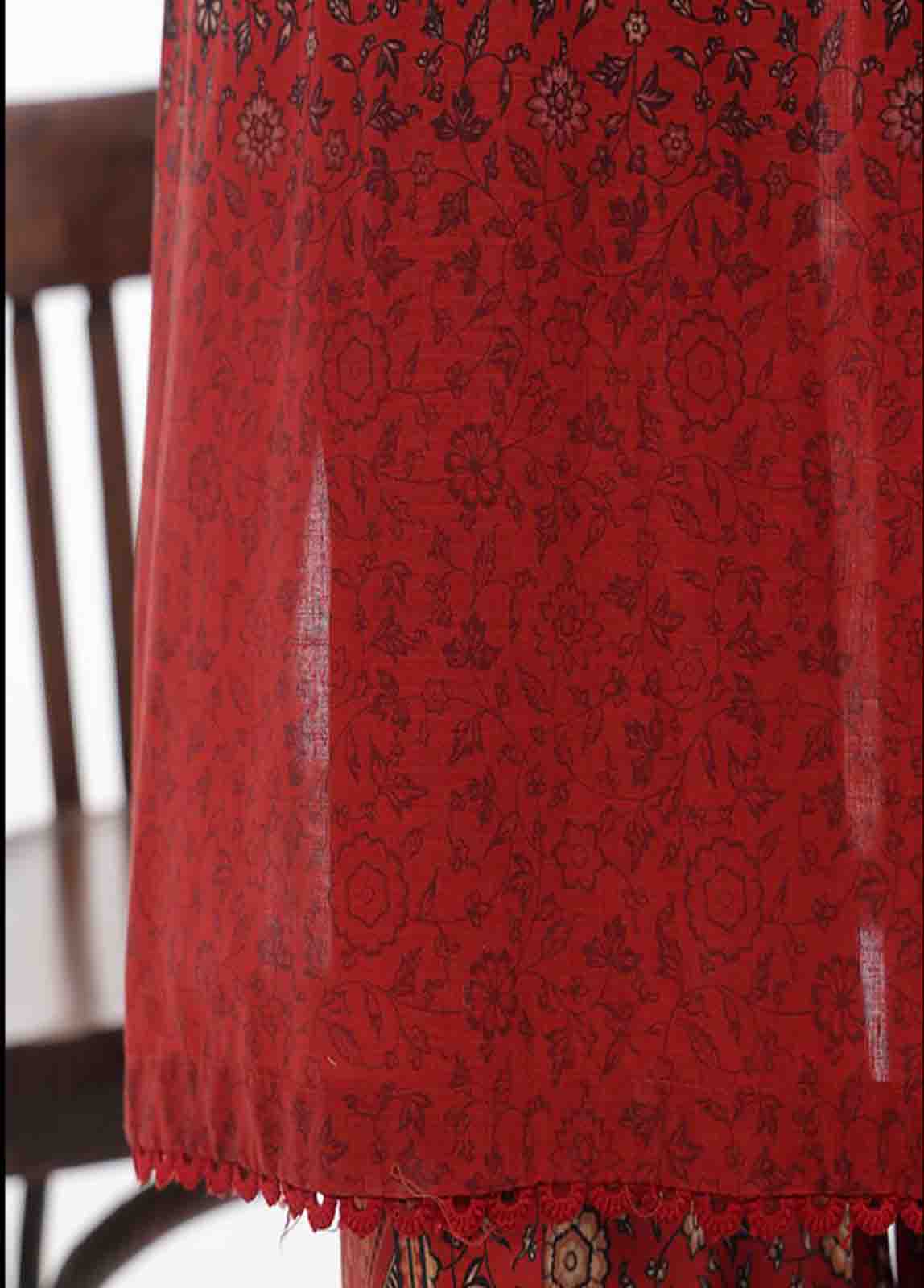 Bin Saeed Fabric - SM-053- 3 Piece Printed Stitched Suit