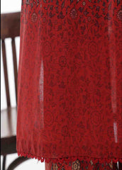SM-053- 3 Piece Printed Stitched Suit