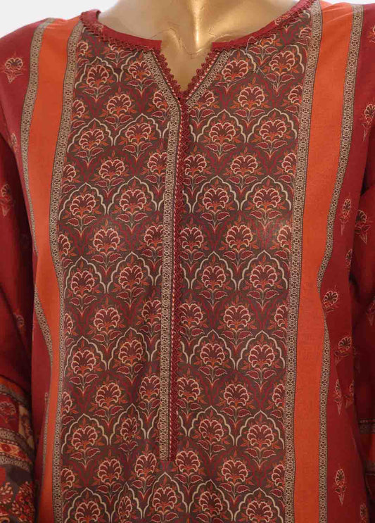 SM-054- 3 Piece Printed Stitched Suit