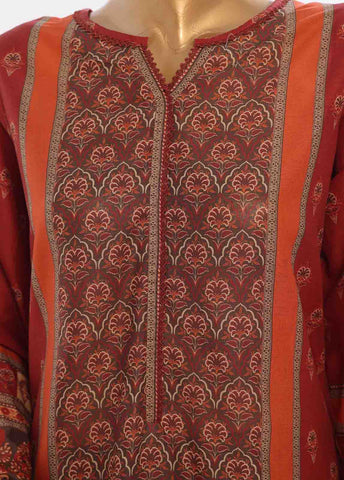 SM-054- 3 Piece Printed Stitched Suit