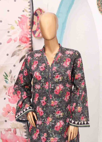 Bin Saeed Fabric - SM-0560 B-PR- 3 Piece Printed Stitched Suit