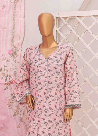 Bin Saeed Fabric - SM-0583 A-PR- 3 Piece Printed Stitched Suit