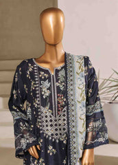 SM-059-EMB- 3 Piece Embroidered Stitched Suit